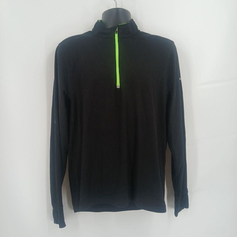 C9 Champion Duo Dry Mens Medium Black Quarter Zip Long Sleeve Athletic Pullover